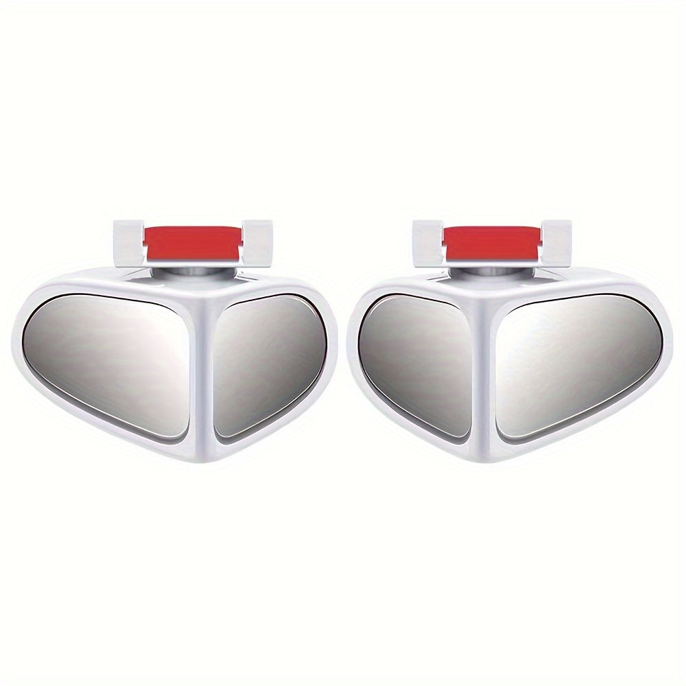 2 Pieces HD Blind Spot Mirrors for Cars - 360° Adjustable, Wide Viewing Angle