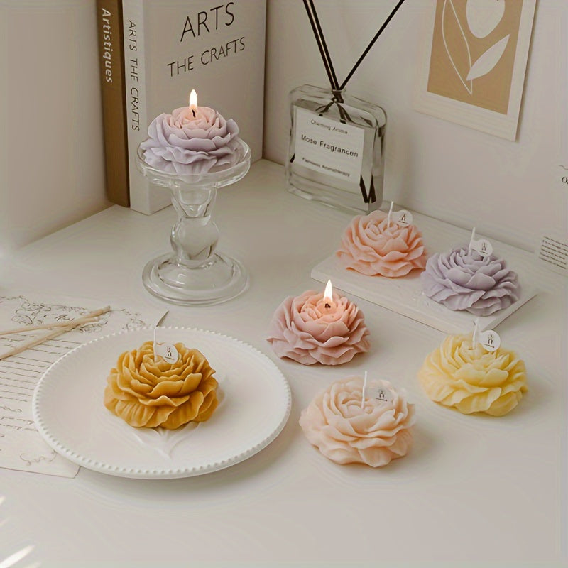 Velas de Cera de Soja para Aromaterapia - Queima Prolongada - Presente Ideal para o Dia dos Namorados e o Dia da Mãe
