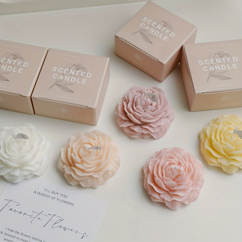 Velas de Cera de Soja para Aromaterapia - Queima Prolongada - Presente Ideal para o Dia dos Namorados e o Dia da Mãe