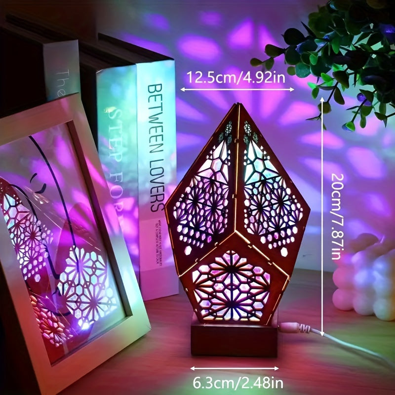 StarGlow - USB Bohemian Starry Sky Night Light 3D Projector