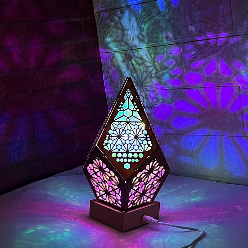 StarGlow - USB Bohemian Starry Sky Night Light 3D Projector