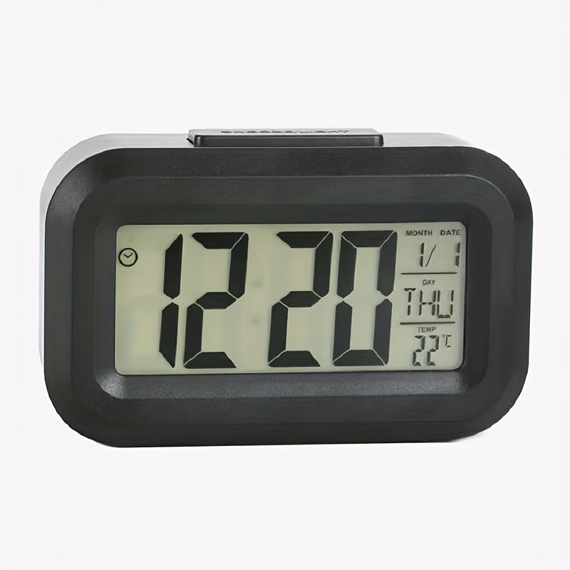 SilentTime - Silent LED Alarm Clock with Date and Temperature Display