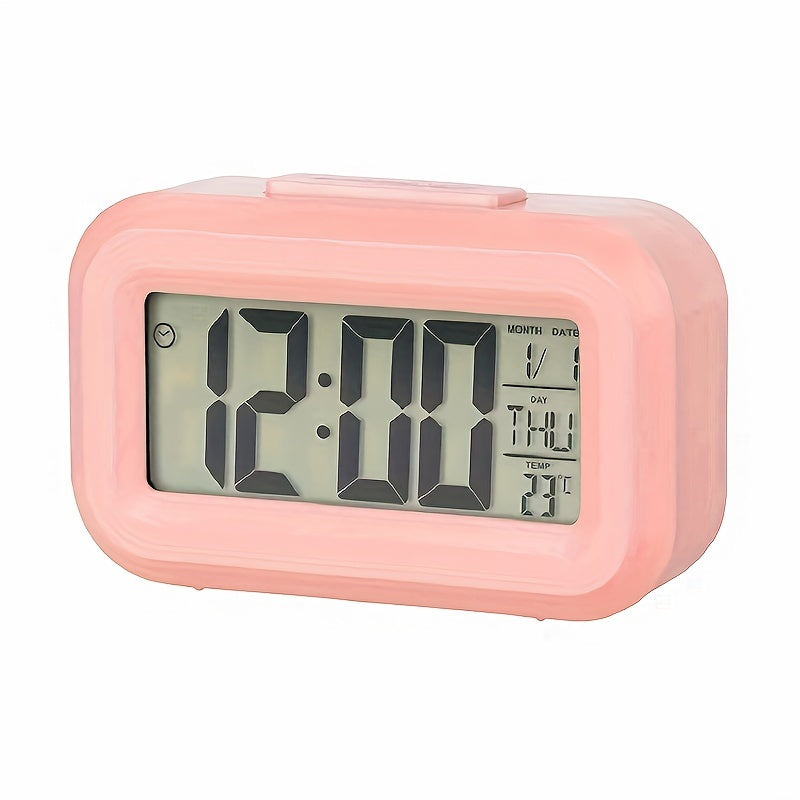 SilentTime - Silent LED Alarm Clock with Date and Temperature Display