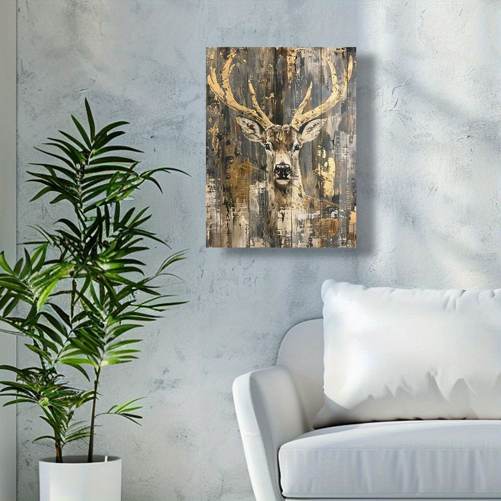 Lienzo Abstracto Herten Kunst - Decoración de Pared Moderna Rústica 30.48x40.64 cm
