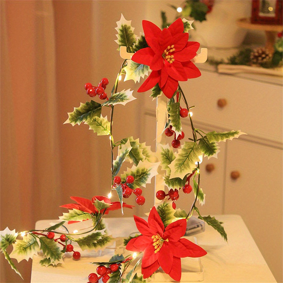 GlamBloom - 30 LED Flower Vine Lights