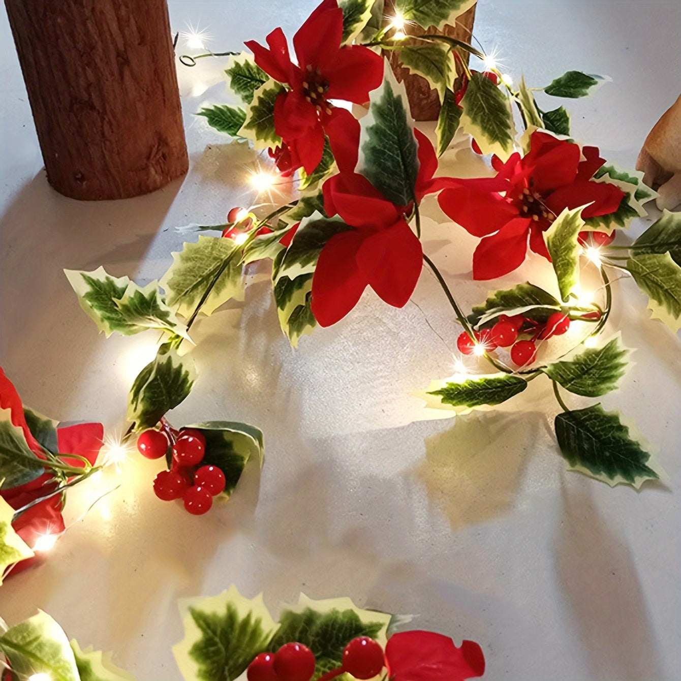GlamBloom - 30 LED Flower Vine Lights