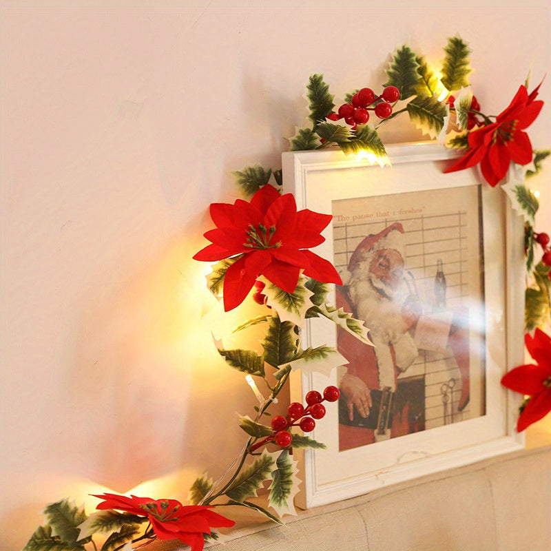 GlamBloom - 30 LED Flower Vine Lights