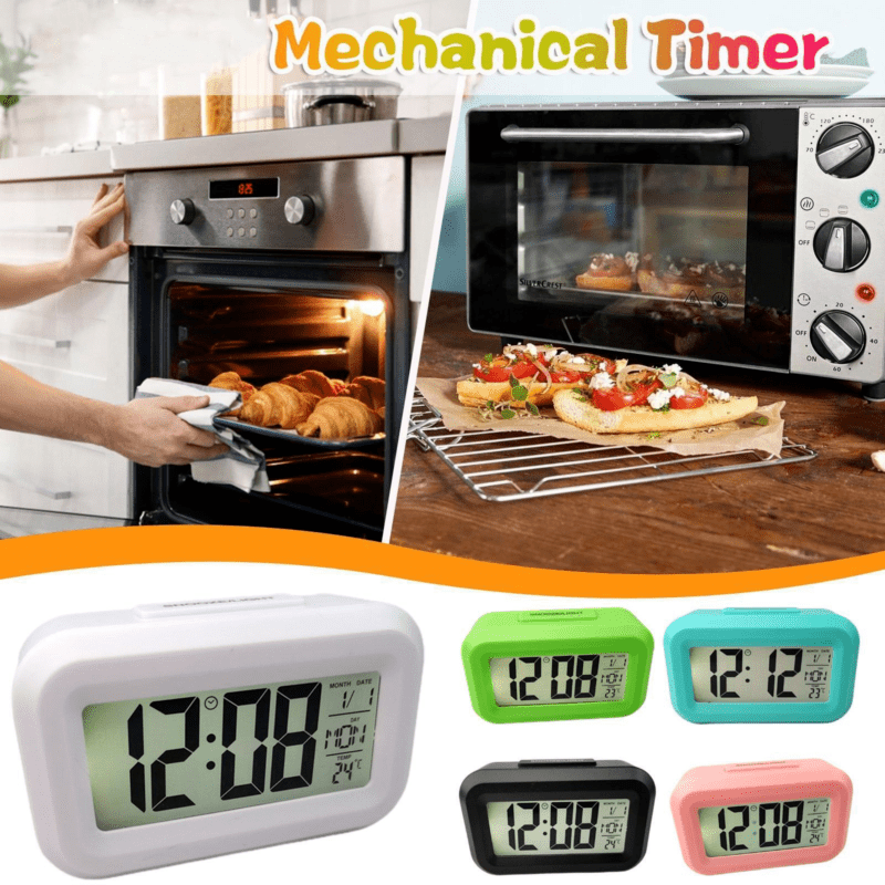 SmartAlarm - Mini despertador LCD con música y visualización de temperatura