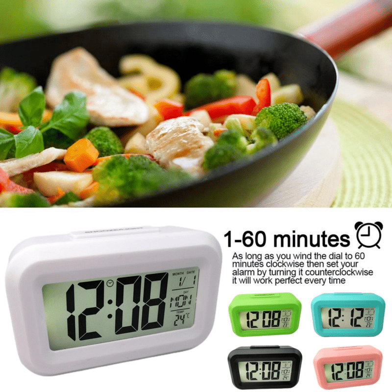 SmartAlarm - Mini despertador LCD con música y visualización de temperatura
