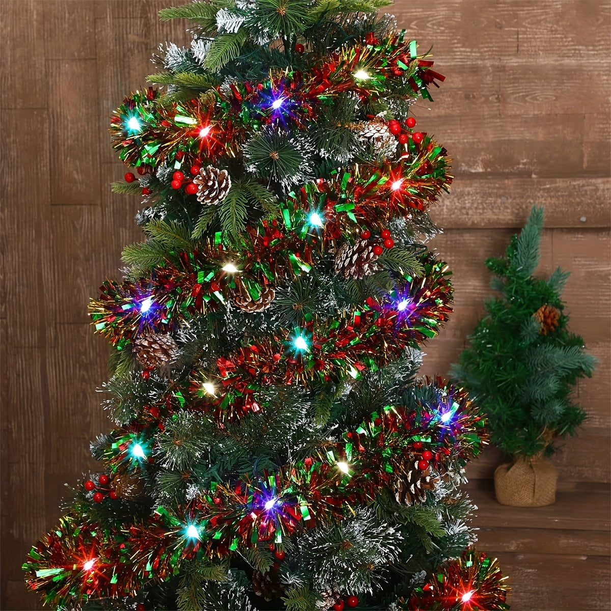 GlowGarland - 2-Pack LED Christmas Garland with 30 Lights