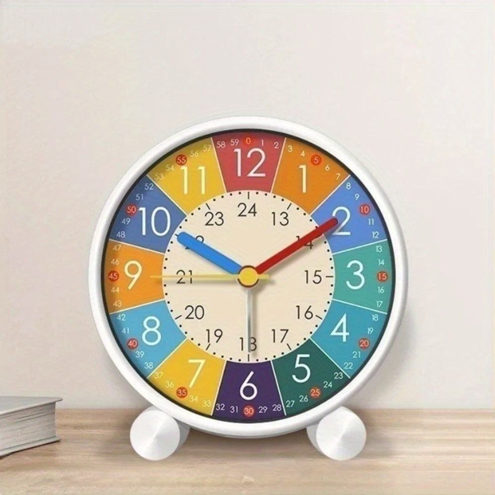 RainbowClock - Despertador Silencioso Arco-íris com Algarismos Coloridos