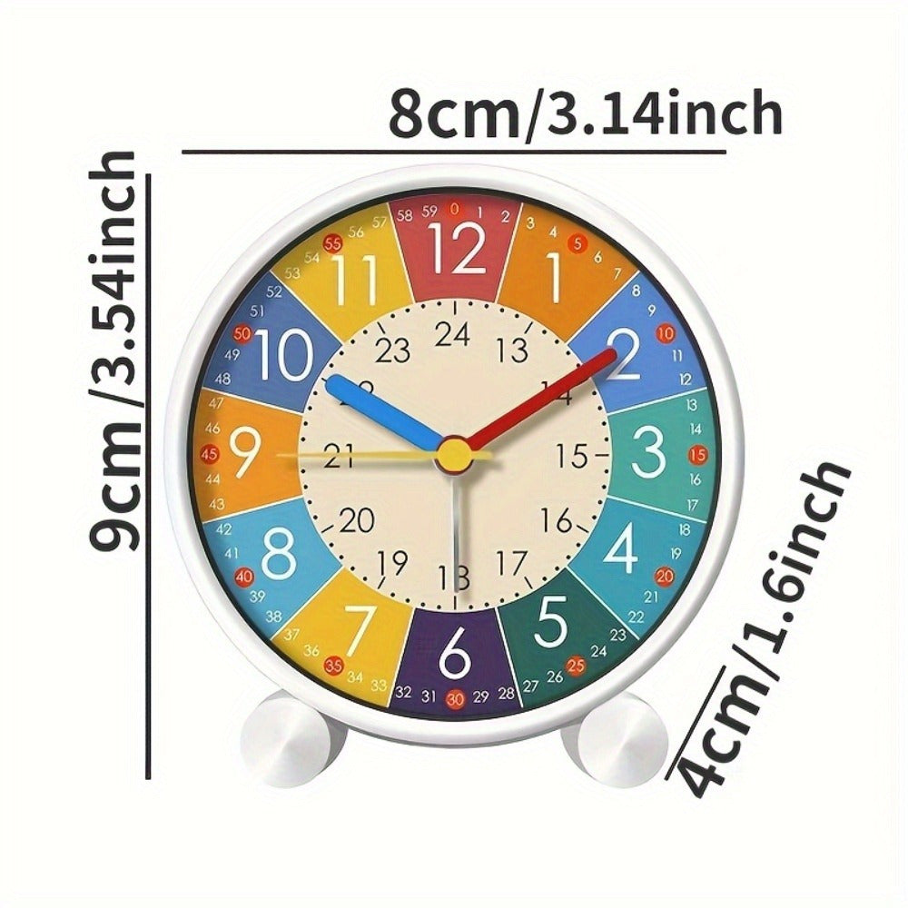RainbowClock - Despertador Silencioso Arco-íris com Algarismos Coloridos
