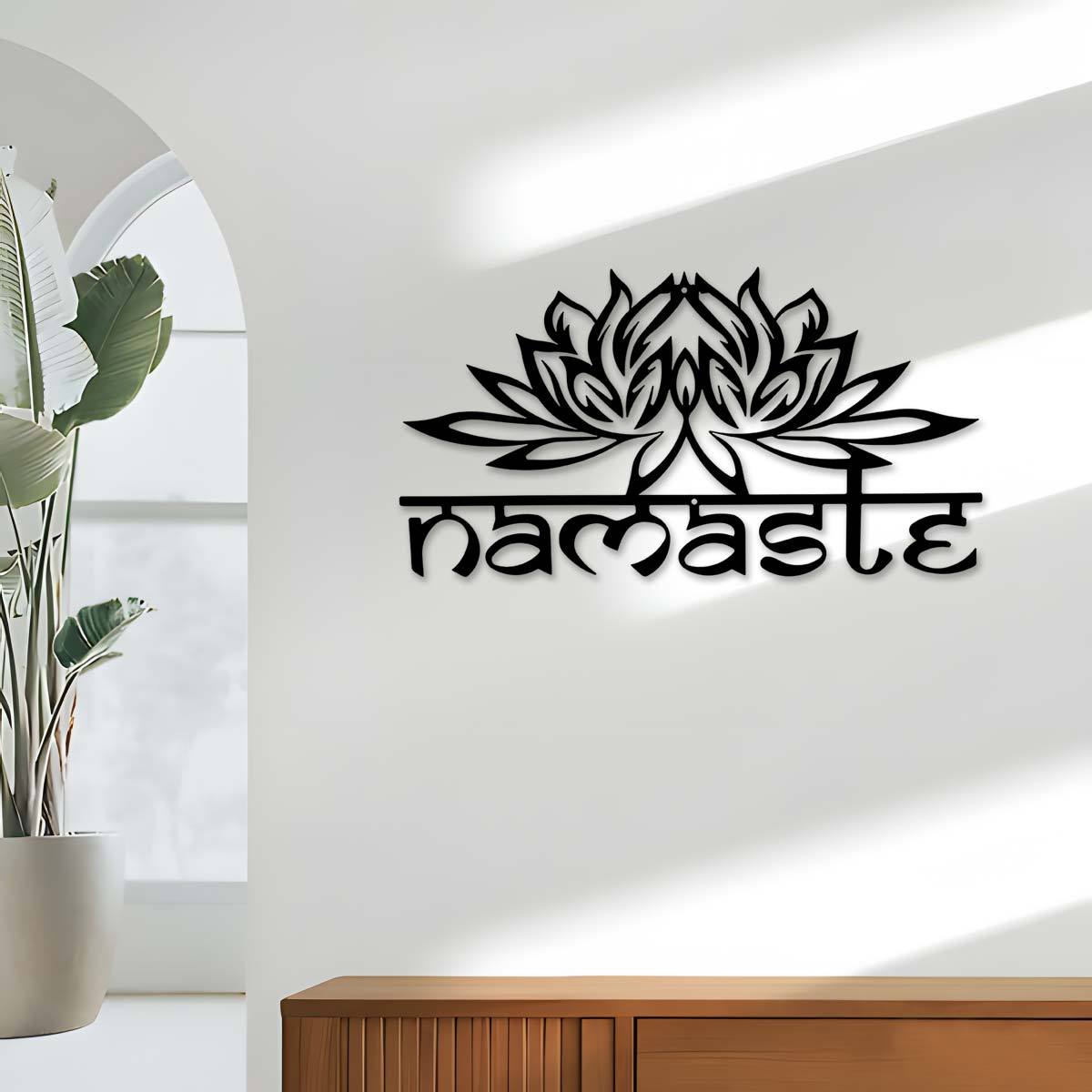 YogaLogo - Metalen Buitensculptuur 30,0 cm