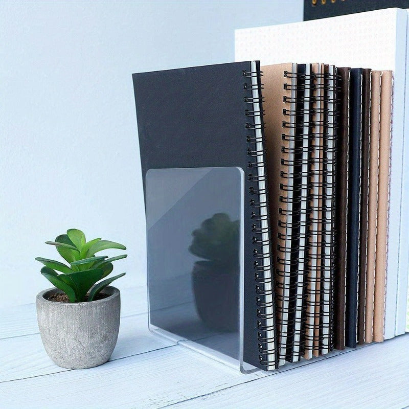 Apoio para Livros em Acrílico Elegante - Suporte Transparente Antiderrapante para Livros e Revistas