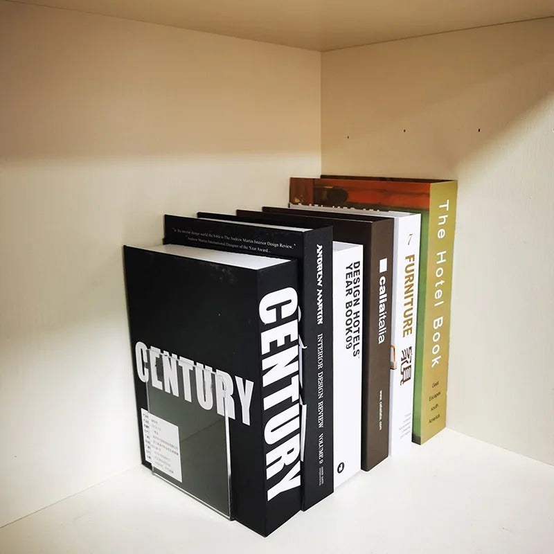 Apoio para Livros em Acrílico Elegante - Suporte Transparente Antiderrapante para Livros e Revistas