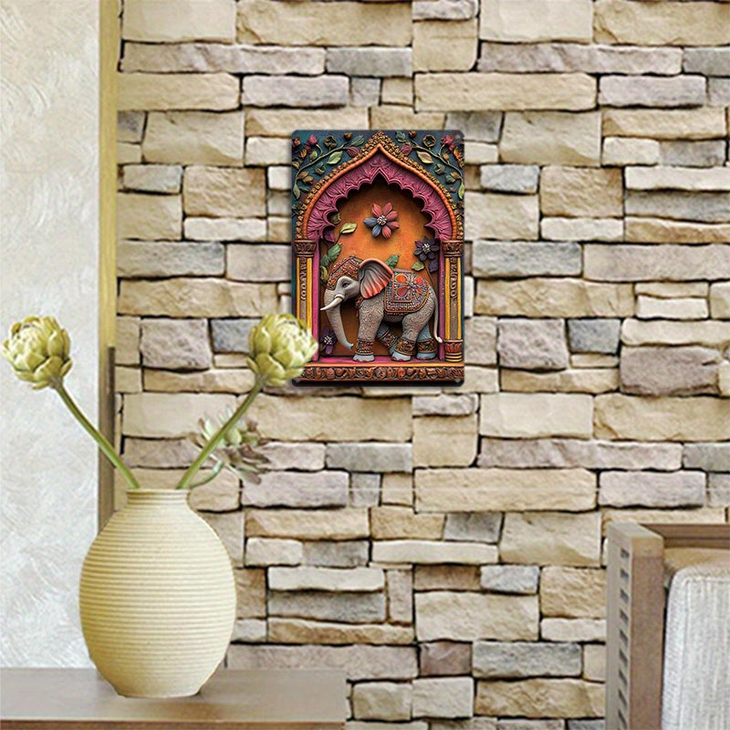ElephantWall - Aluminium Elephant Wall Art Set