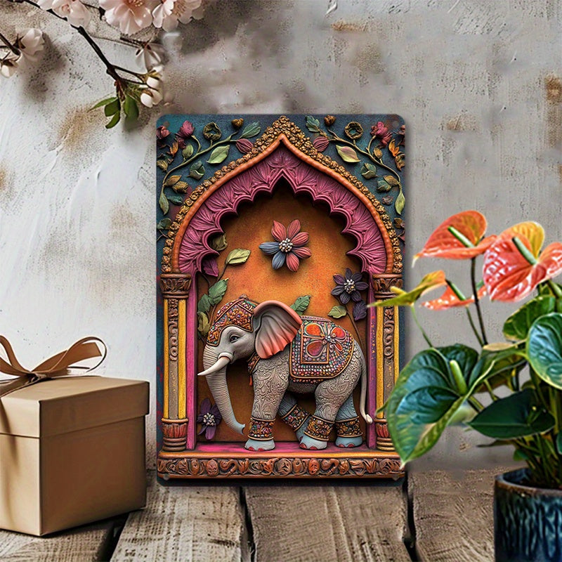 ElephantWall - Aluminium Elephant Wall Art Set