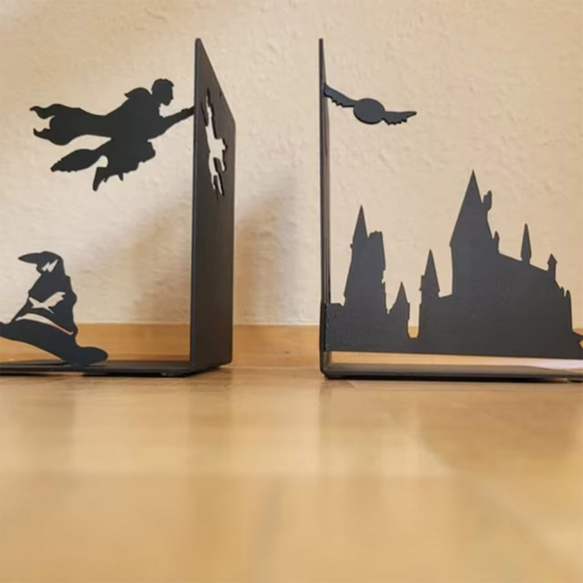 Apoio para Livros em Metal Contemporâneo - Suporte Decorativo para Livros para Casa e Feriados