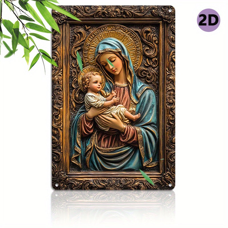 MariaJezus - Vintage Aluminum Wall Art