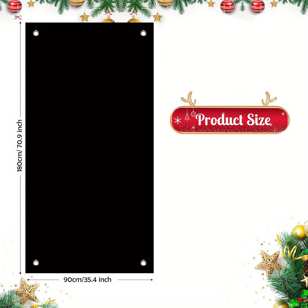 Holiday Newspaper - Festive Polyester Snowman Wreath for Door Decoration