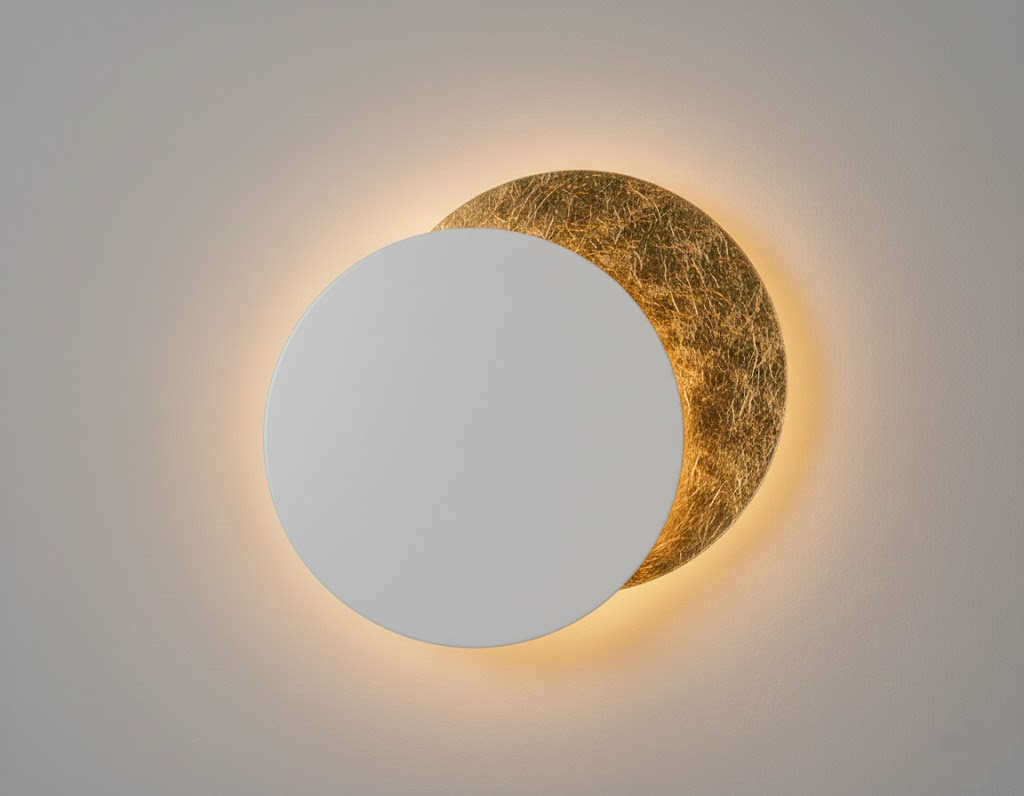 Lampada da parete LED Elif - Oro/Rosso Bronzo Metallo