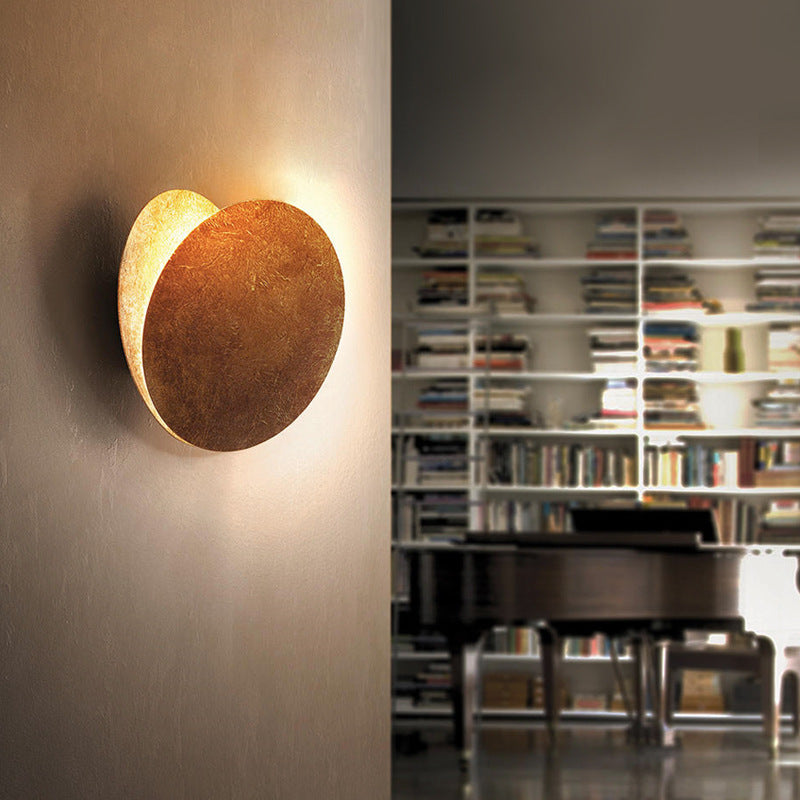 Lampada da parete LED Elif - Oro/Rosso Bronzo Metallo
