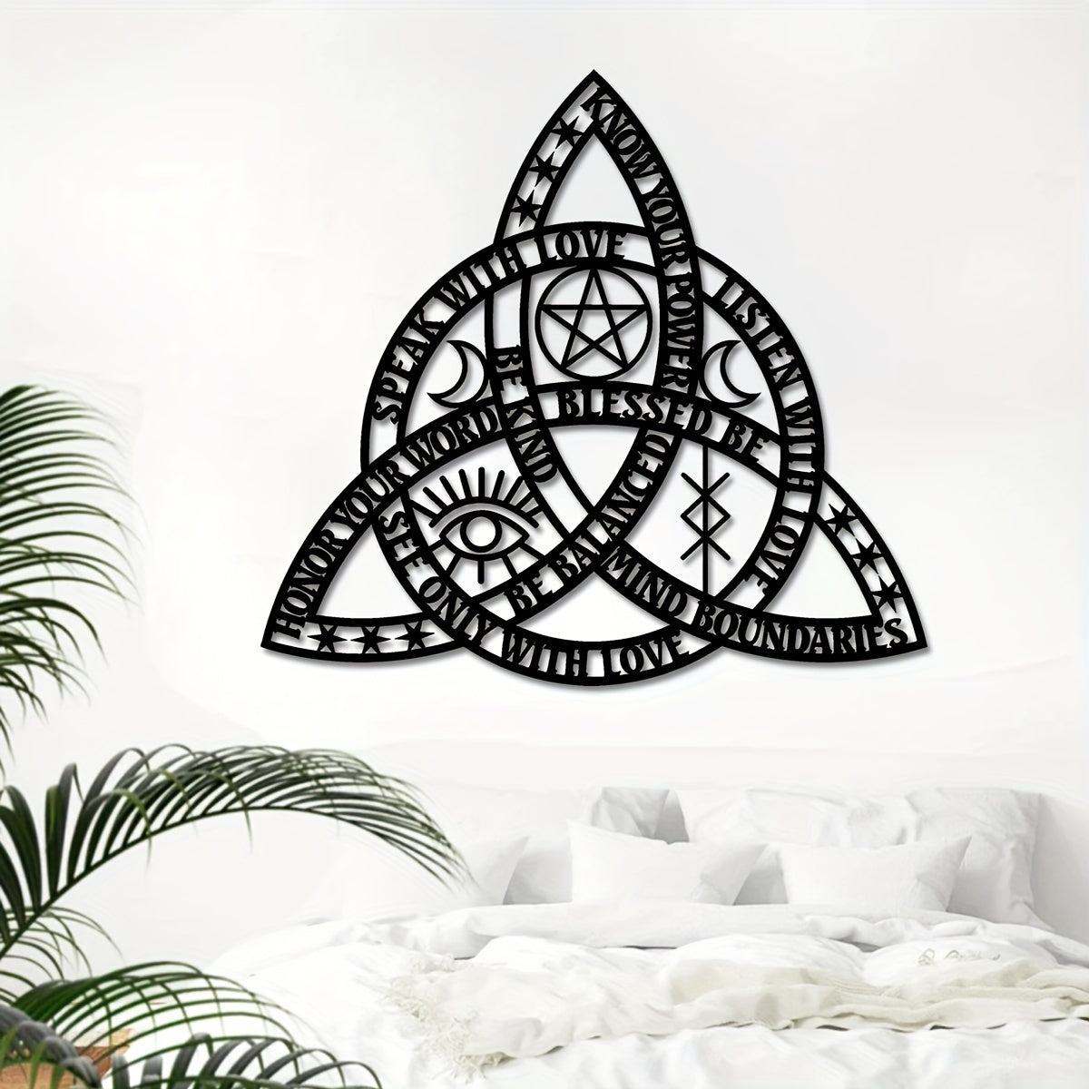 CelticKnot - Good Witch Celtic Knot Metal Wall Art