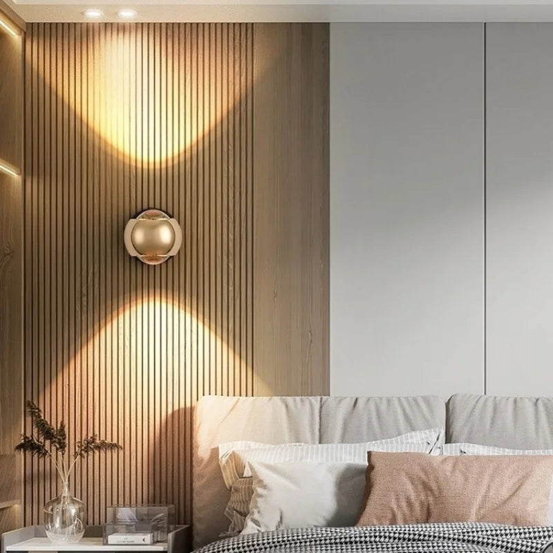 FlexBright – Lampada da parete LED girevole a 180° in design moderno