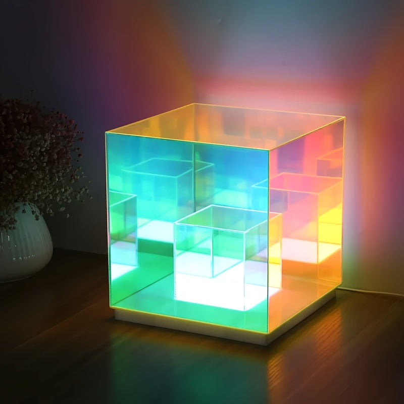 LumiLuxe - Traditional LED Table Lamp, 3-Color Adjustable, USB-Powered