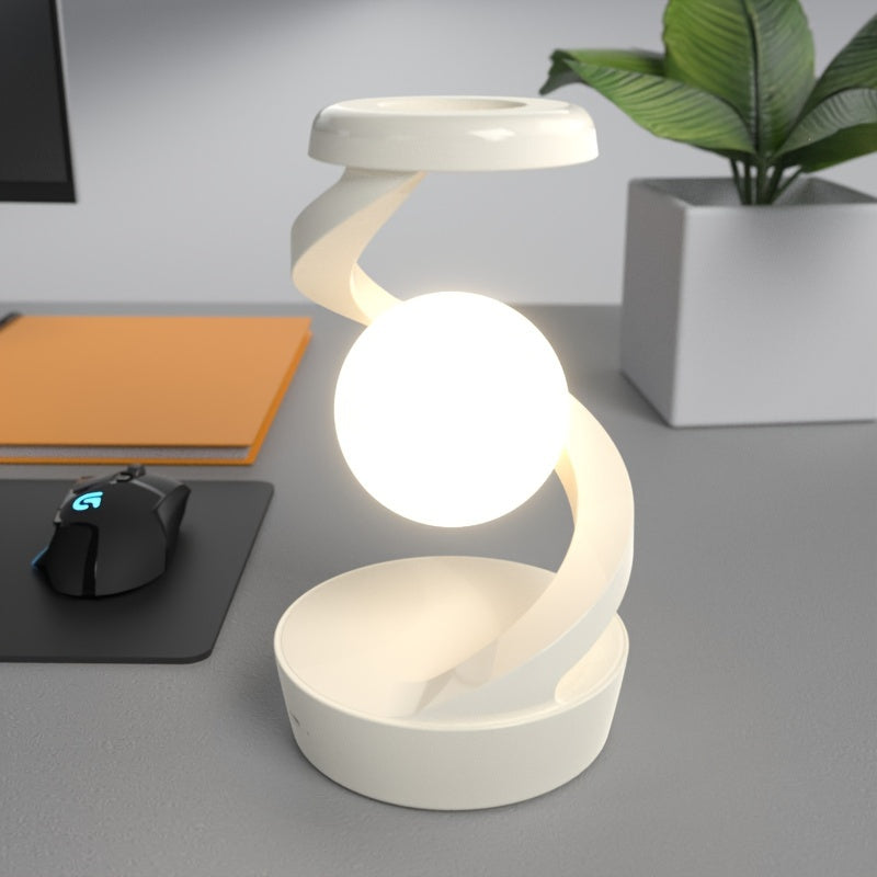 GestureGlow - RGB LED Desk Lamp with Wireless Charging