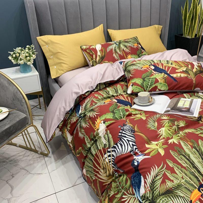 Set copripiumino Jungle Fever (Cotone Egiziano)