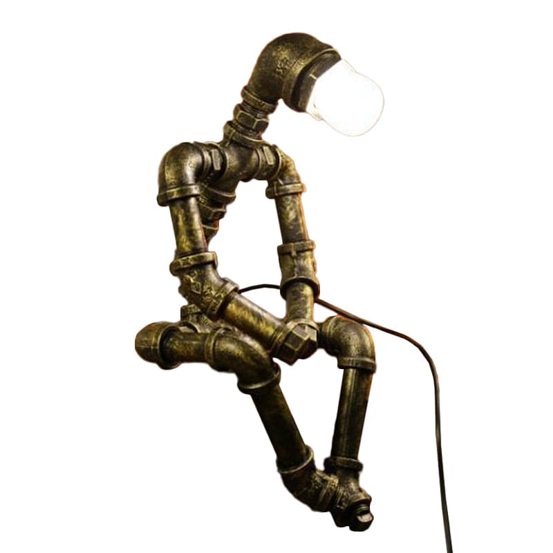 RoboLume - Lampada da tavolo robot retrò-futuristica