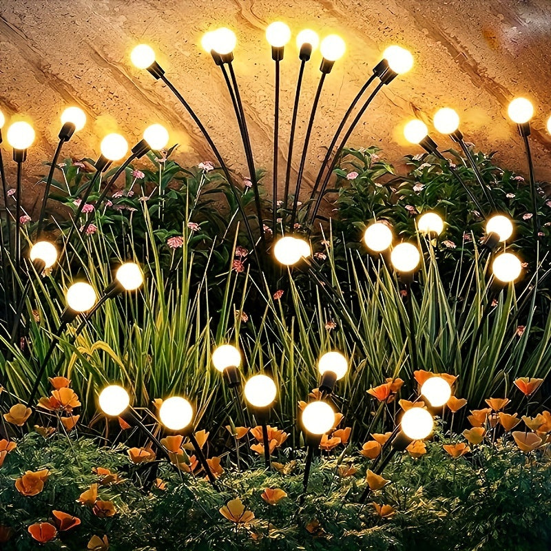 SolarFirefly - Decoração de Jardim LED Luzes de Vaga-lume, Iluminação Exterior à Prova de Água