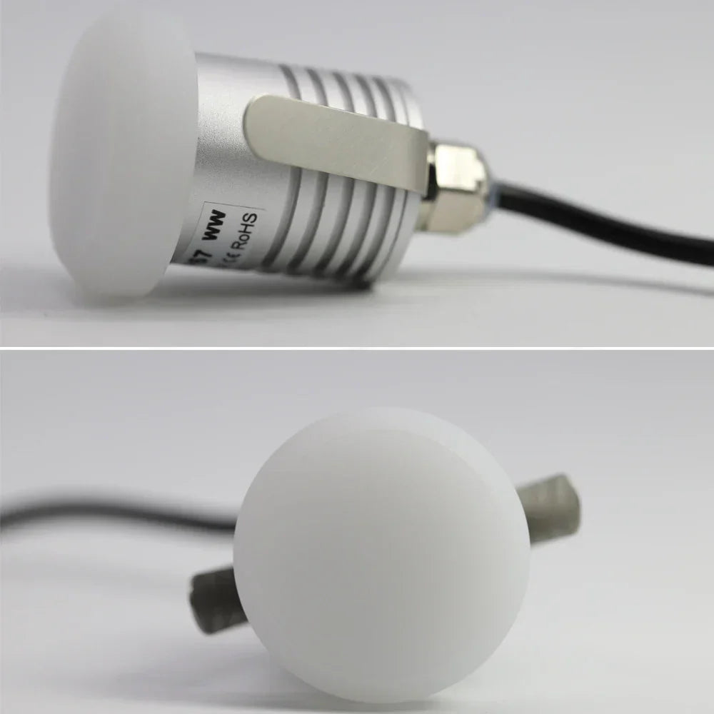 LumiGlow – Lámpara de pared LED redonda para interior y exterior – Eficiente energéticamente y resistente a la intemperie