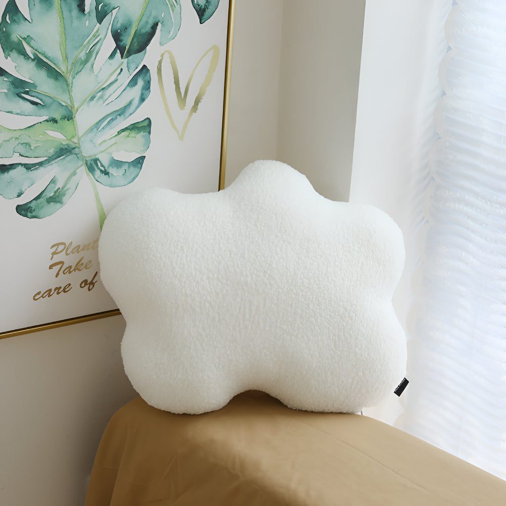 Cuscino decorativo a forma di nuvola morbido cuscino ornamentale per divano sedia