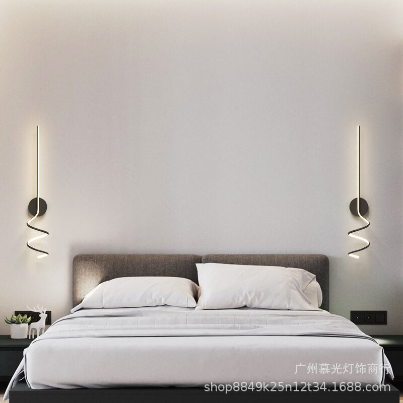LumiArc - Lampada da parete LED con linee ad arco minimaliste e creative