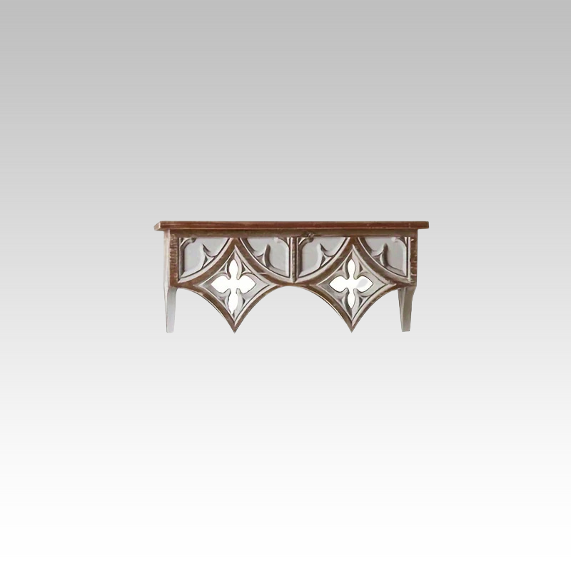 VintageWood - Rustic Wooden Wall Shelf for Living Room