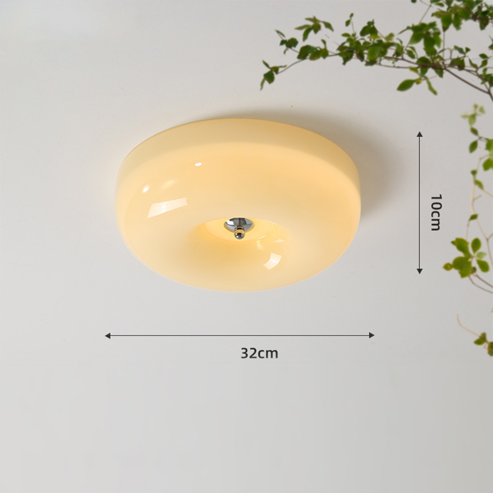 Luminária de Teto Redonda Simples para Quarto