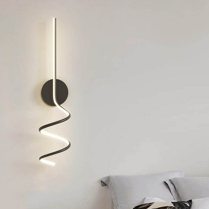 LumiArc - Lampada da parete LED con linee ad arco minimaliste e creative