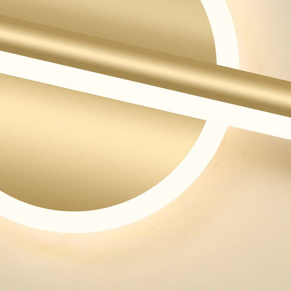 Nova - Lampada da parete LED moderna Nero/Oro