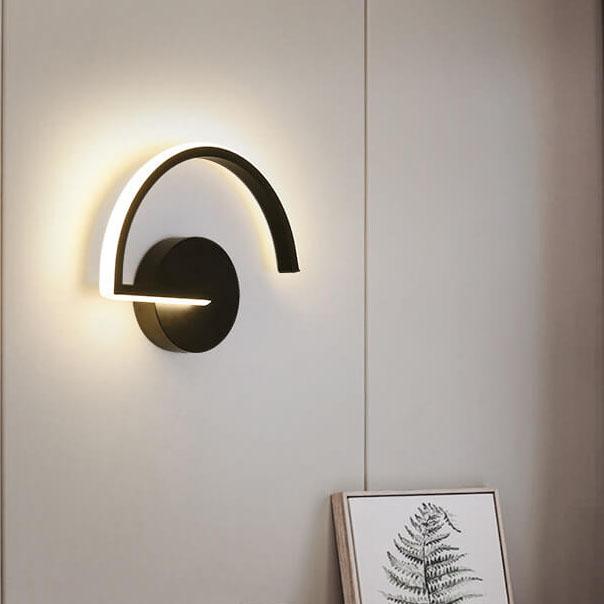 Lampada da parete LED moderna minimalista Curves Line con 1 luce