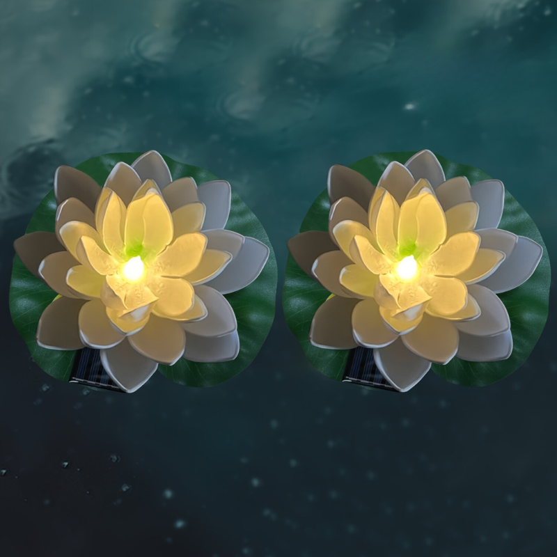 SolarLily - Decorative Lotus-Shaped Solar LED Lanterns in 3 Colors
