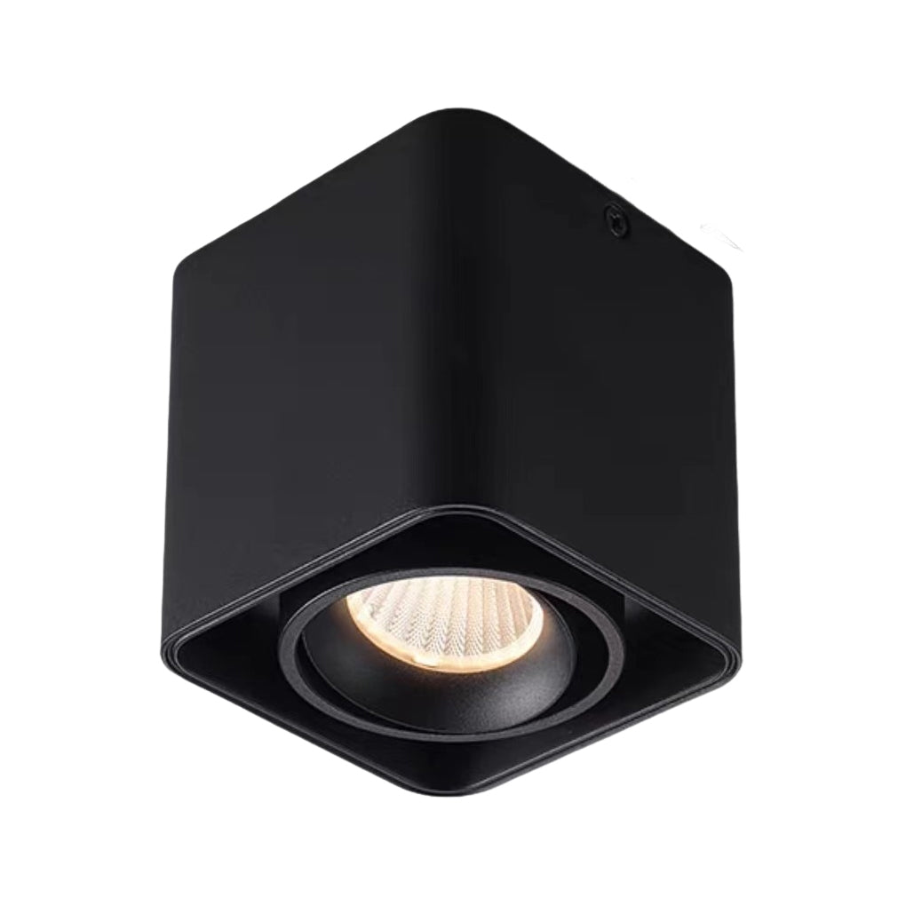 FlexiSquare - Lampada da soffitto a LED dimmerabile con testa quadrata regolabile
