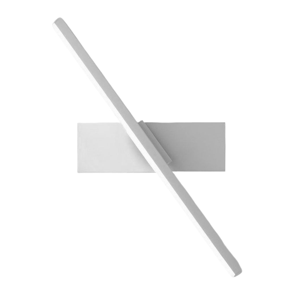 Lampada da parete moderna a striscia LED girevole
