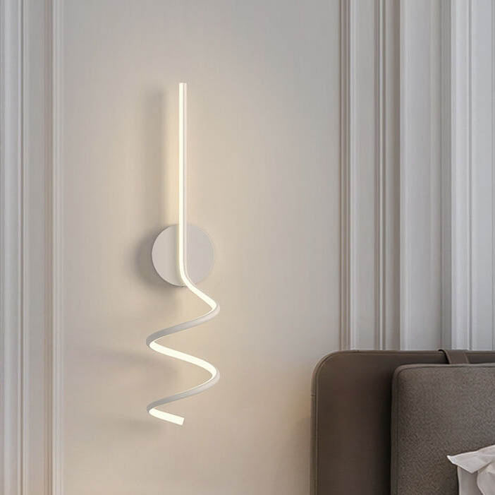 LumiArc - Lampada da parete LED con linee ad arco minimaliste e creative