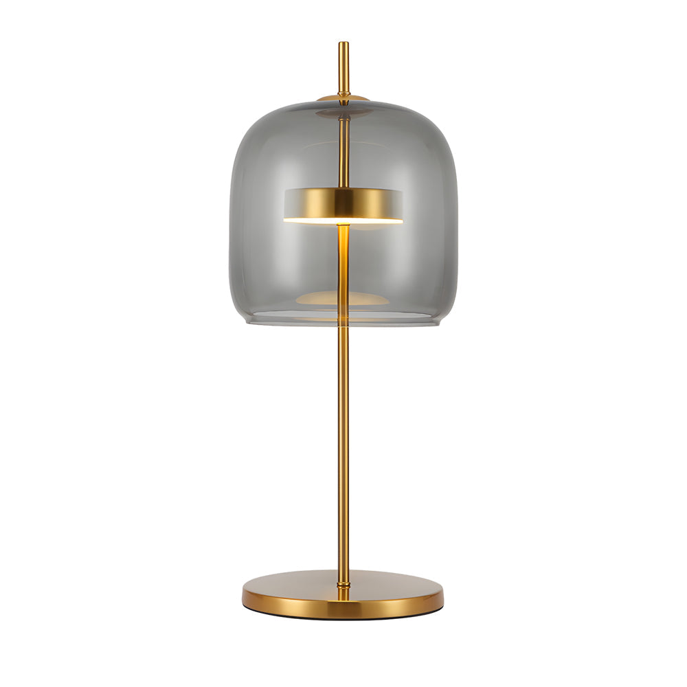 LumiLux - Lámpara de Mesa de Cristal Mística para una Atmósfera Cálida