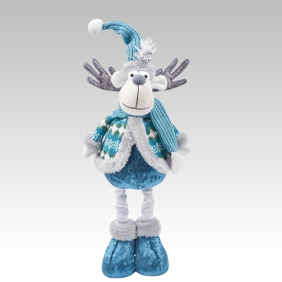 FestiveStyle - Large Christmas Decoration Set (Santa Claus, Reindeer, Snowman & Gnome)