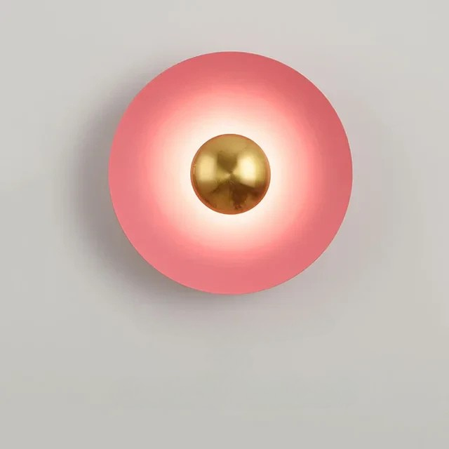 RoundShine - Lampada da parete rotonda moderna