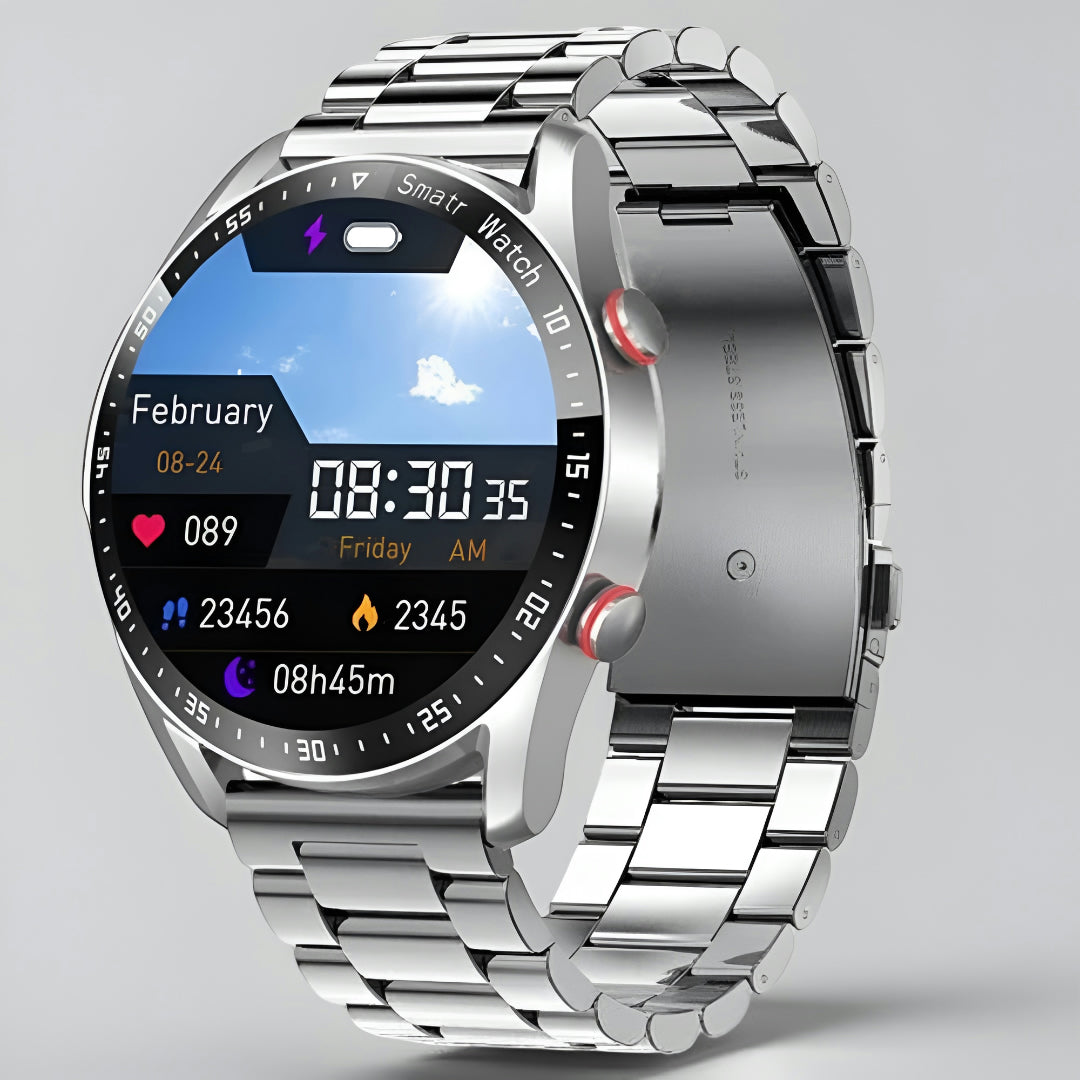 Smartwatch Uomo Fitness Bluetooth Notifiche Chiamate