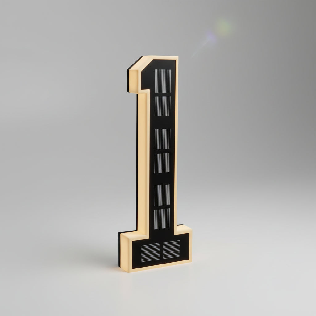 Luz Solar para Número de Casa LED Display à Prova de Água Alimentada por Energia Solar